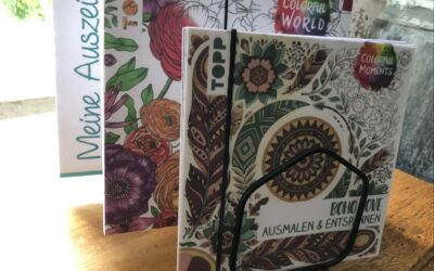 Ausmalen und entspannen im Garten…